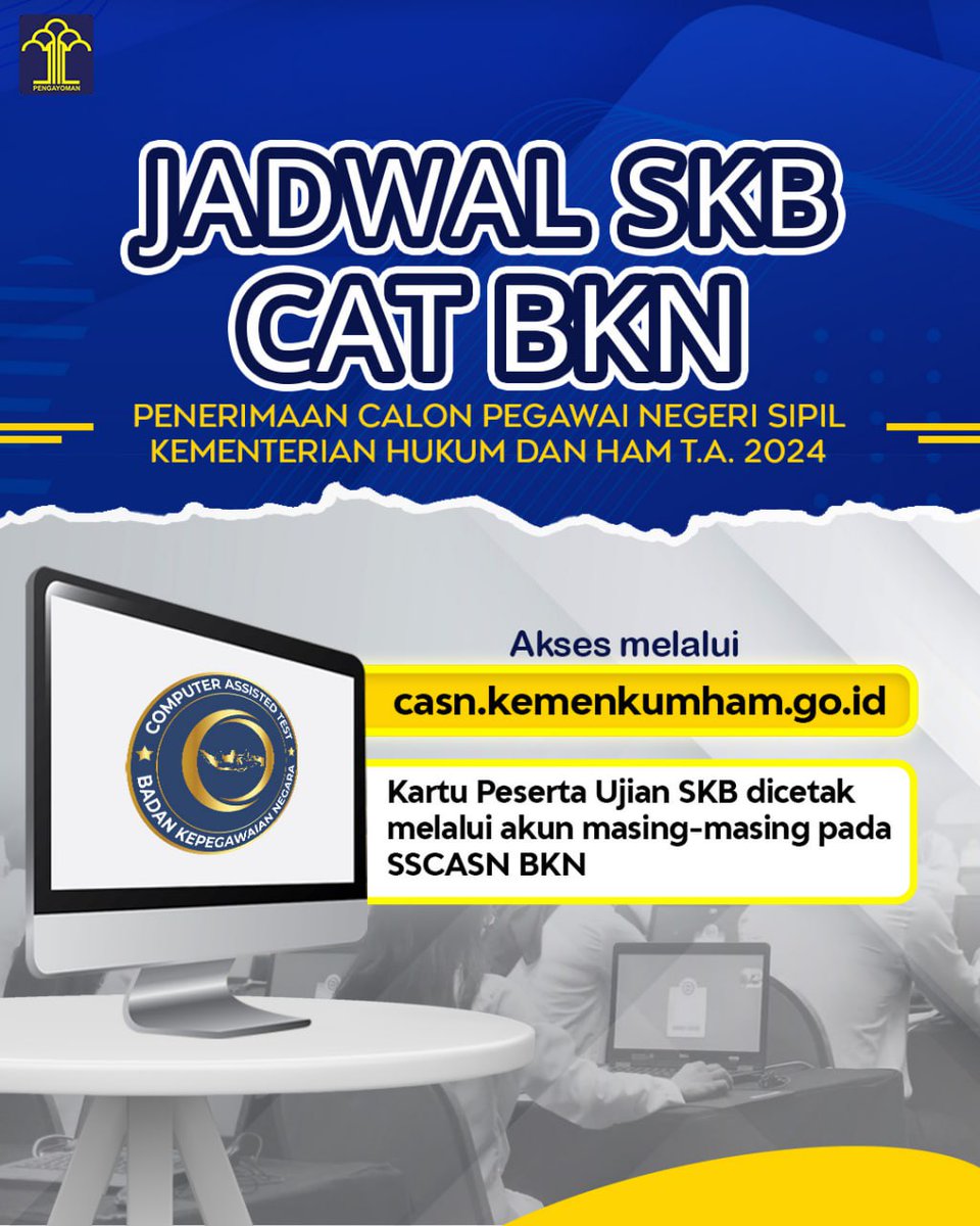 SELEKSI CASN KEMENKUMHAM tweet media