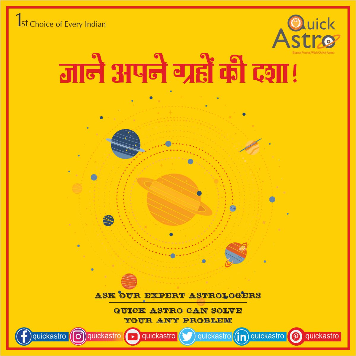 quickastro22's tweet photo. 100% ACCURATE PREDICTIONS BY INDIA'S BEST ASTROLOGERS....... share your date of birth along with birth place and time on 92175-80001 we offer all astrological solutions 
***** PAID SERVICE ********* #astronomy #astrologypost #astrologers #quickastro #experts #pridictions https://t.co/CRZ8TZ64KX
