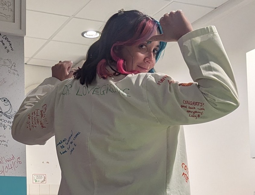 phyco_amy's tweet photo. Entering my Dr. era ✨ #phdone https://t.co/LFyIzBV2yT