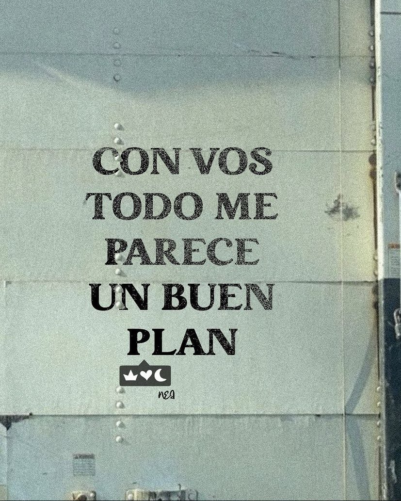 Con vos todo 🤍