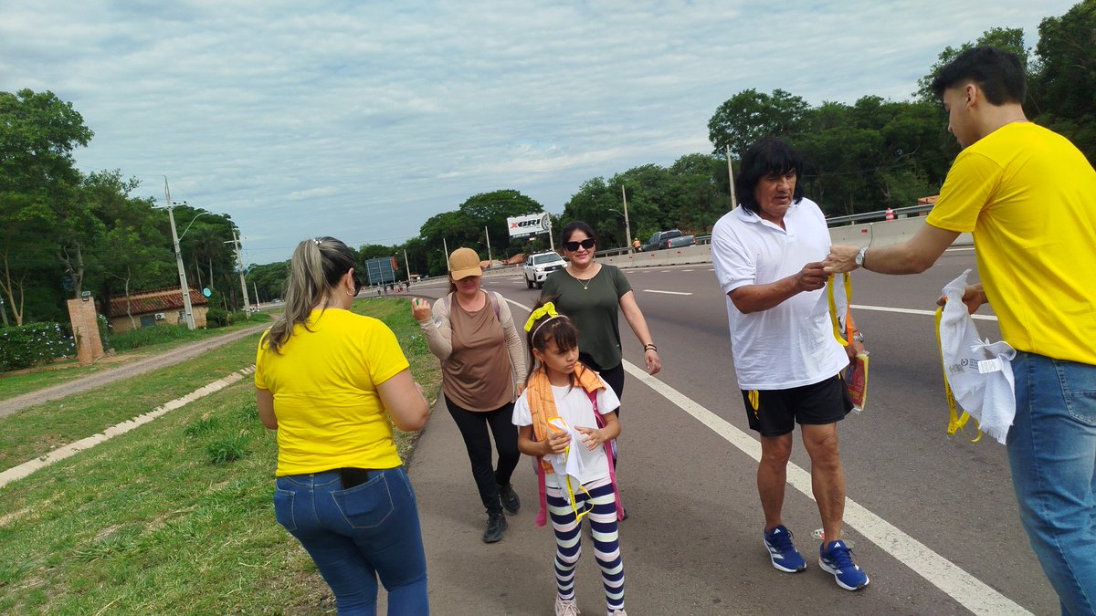 #OperativoCaacupe
#Opaci2024
Camino a Caacupe,  km 48.5
Acompañando a los peregrinantes