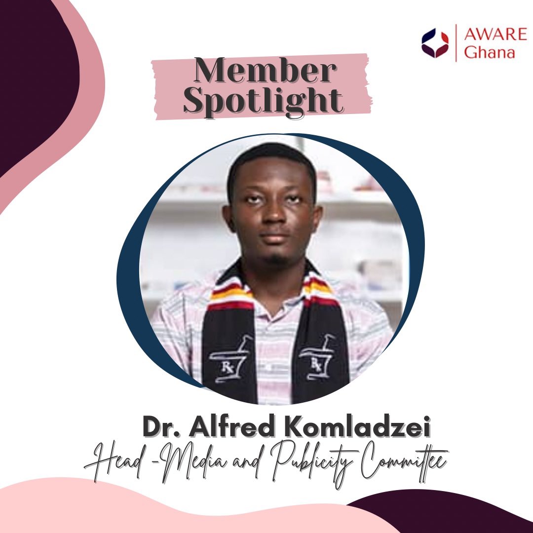 awareghana's tweet photo. We’re thrilled to shine the spotlight on Komladzei Alfred. His role in the training and promotion of effective antimicrobial stewardship at community pharmacies is a hallmark of our dedication to ensure effective antibiotics use in and out of the hospital. 

Good job Alfred! https://t.co/YIe1NDes8s