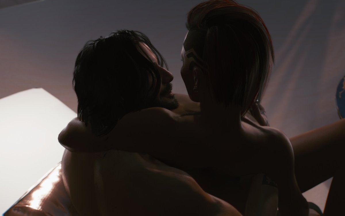 Hopaylight's tweet image. Love the vibe so much #Cyberpunk2077 #SilverV #JohnnySilverhand #Valerie #VirtualPhotography
