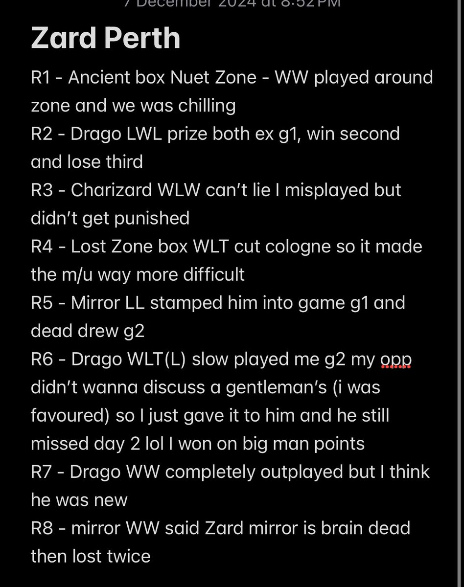 BumholeyTCG's tweet image. Zard for Perth (big surprise) - lotta unfortunate situations throughout the day but whatever, had fun 🫶
Half a brick, +80cp and 10,000,000 beers!