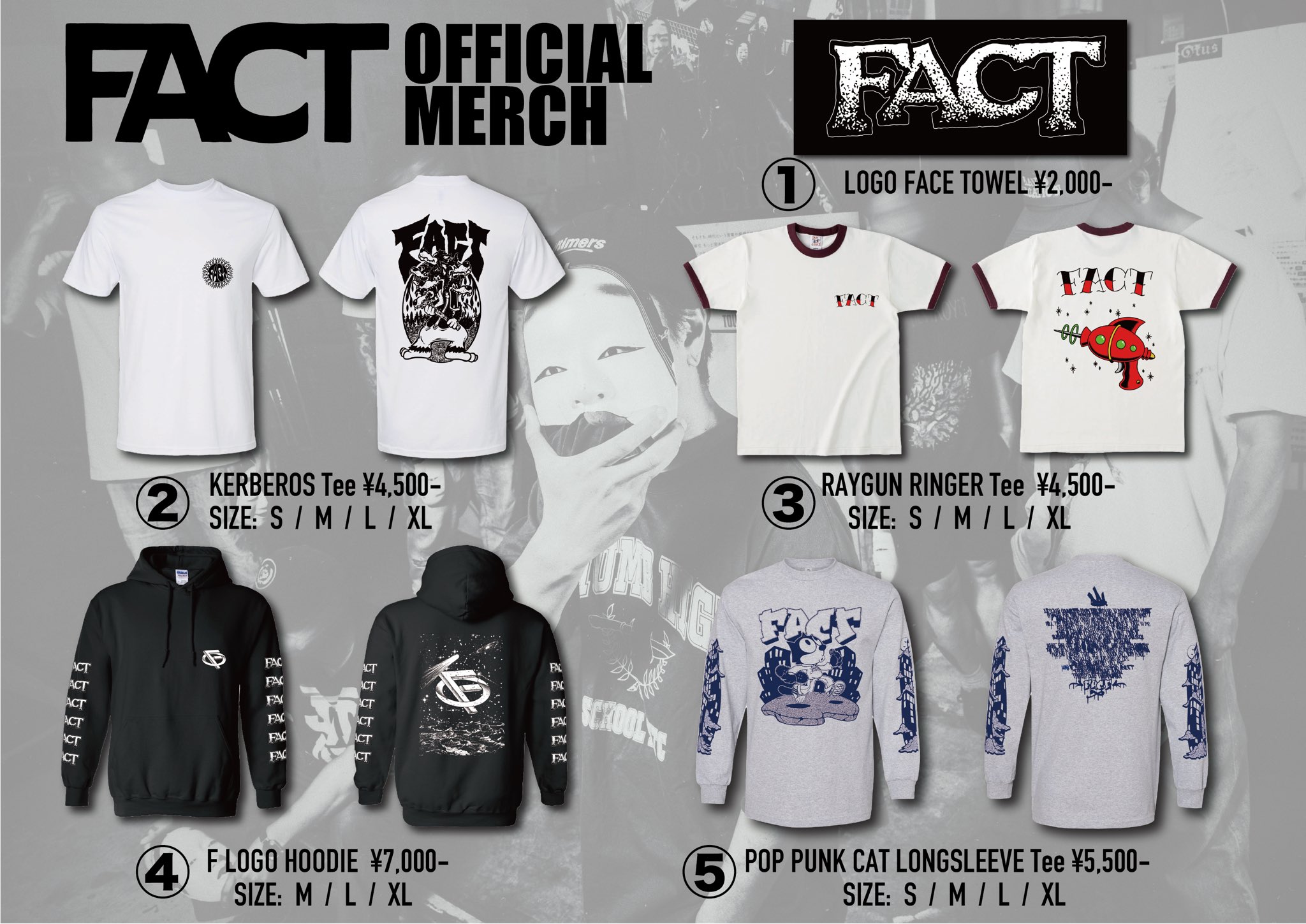 新品未使用　FACT Tシャツ&タオルセット　来場者限定　fact Amazon.co.jp: FACT／ファクト Tシャツ JAPAN TOUR 2010 AUTUMN