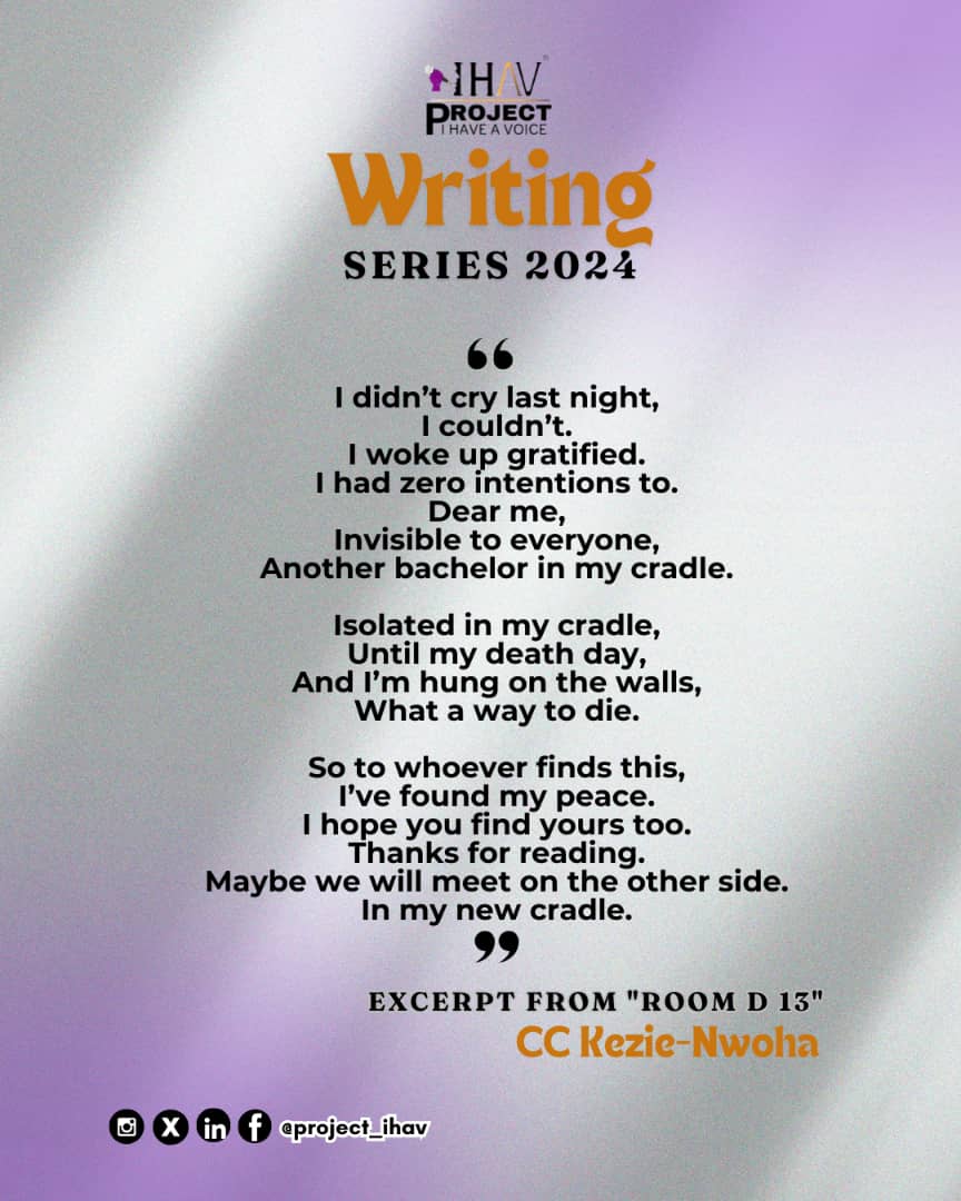 Project_IHAV's tweet photo. First look into excerpts from the 2024 WS challenge themed 'Armed With The Truth: Builder.'🔥
This year's writers came through with the most captivating stories and poems.
Tell us your favourite in the comment section.
#ProjectIHaveAVoice #ArmedWithTheTruth #writingcontest https://t.co/dlF57aD7uz