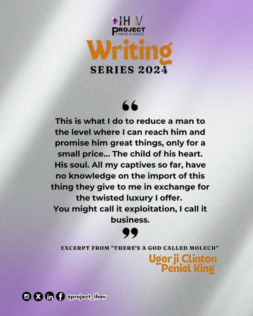 Project_IHAV's tweet photo. First look into excerpts from the 2024 WS challenge themed 'Armed With The Truth: Builder.'🔥
This year's writers came through with the most captivating stories and poems.
Tell us your favourite in the comment section.
#ProjectIHaveAVoice #ArmedWithTheTruth #writingcontest https://t.co/dlF57aD7uz