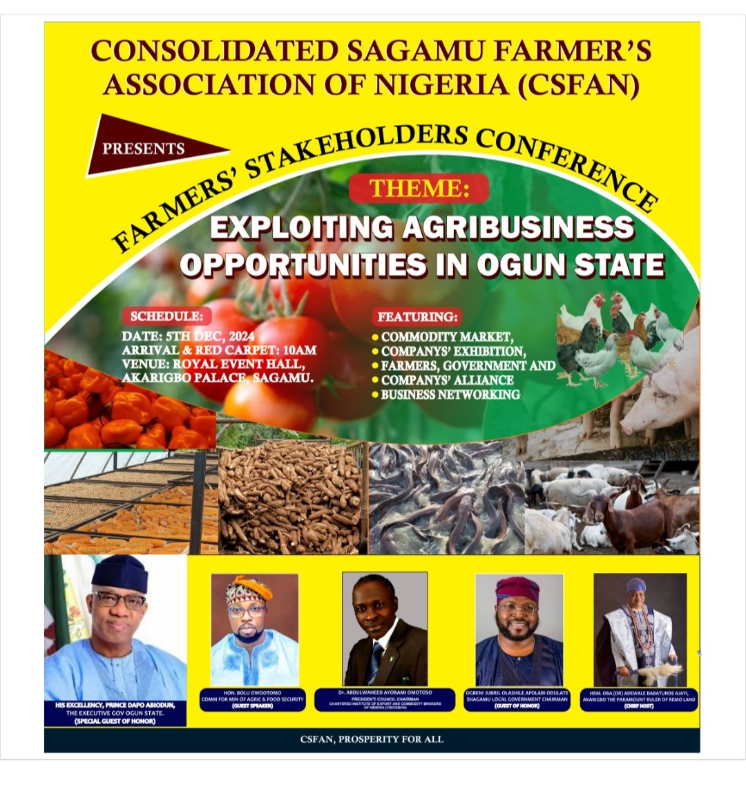 vinemondfarms's tweet photo. Exploiting Agribusiness Opportunities at Farmers' Stakeholders Conference https://t.co/2NqtbxVIGQ