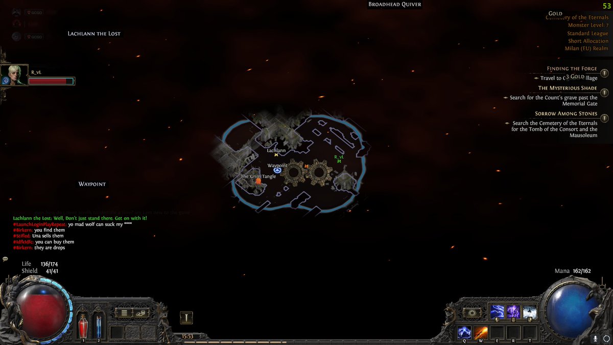 xdom54's tweet photo. @pathofexile is that normal? i can walk and hit monsters without fully loading the area https://t.co/uq26qWZKty