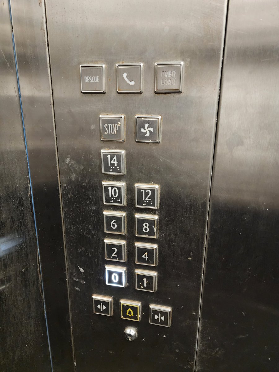 Not ODD at all. 
#elevator