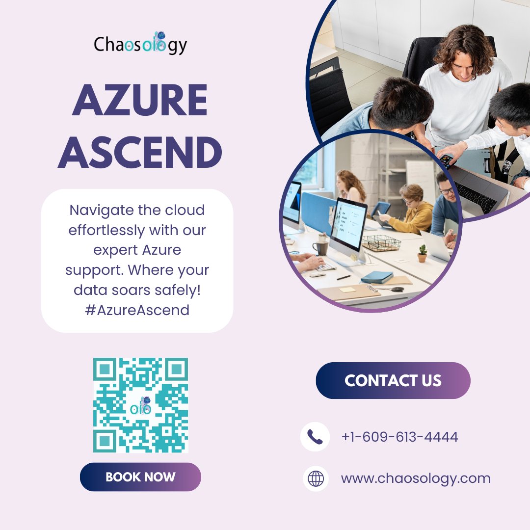 chaosologyHQ's tweet photo. Navigate the cloud effortlessly with our expert Azure support. Where your data soars safely! #AzureAscend
.
.
Visit our website😊
https://t.co/r5B9lhXUu5
.
.
#ITsolutions #communication #chaosology #softwaredevelop #webdevelop #UI_UX_design #securityalert #logodesign https://t.co/Toe9nH0pCp