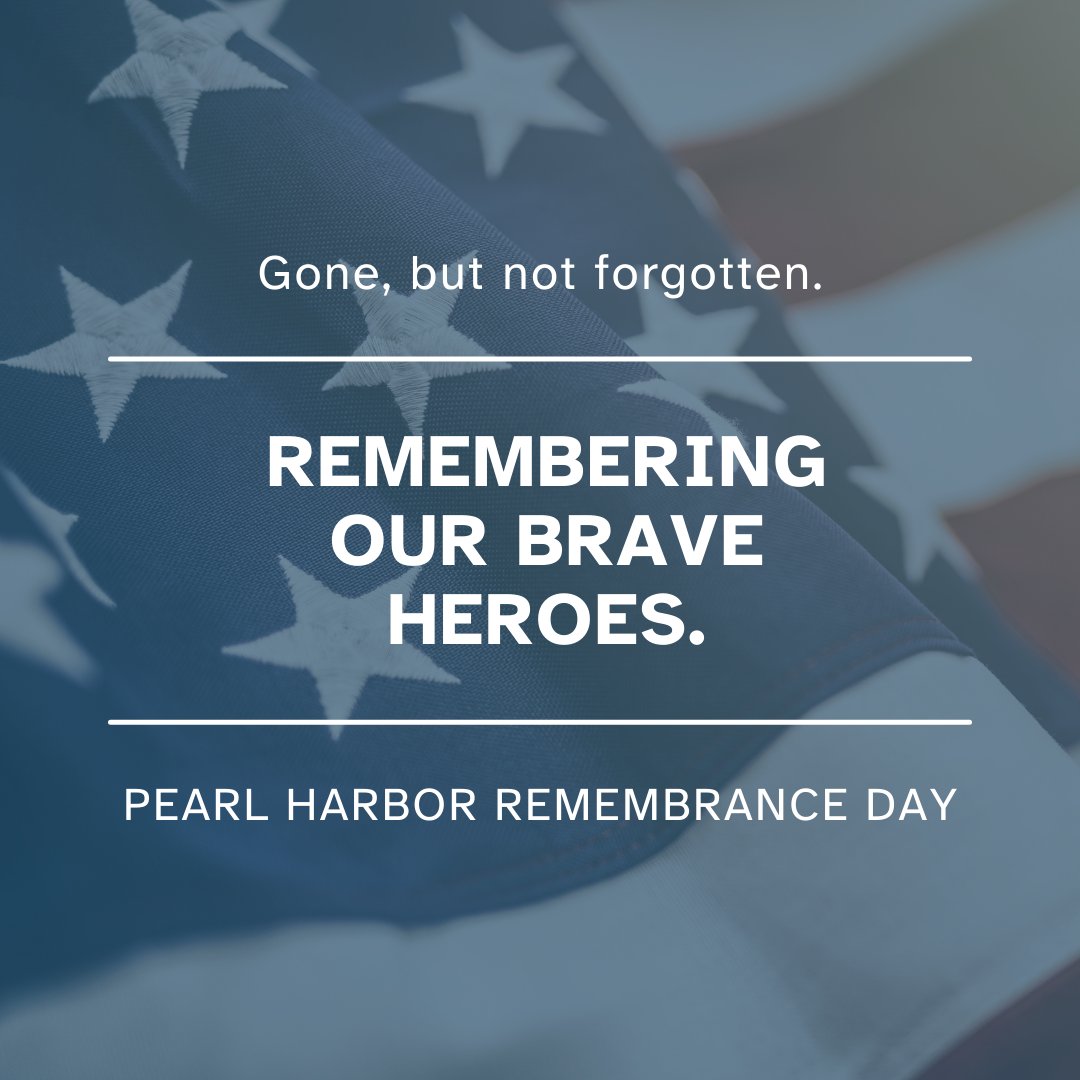 CastroandCo's tweet photo. Today, we honor the brave service members and civilians impacted on December 7, 1941. Their courage and sacrifice remind us of the resilience that defines our nation.

#PearlHarborRemembranceDay #NeverForget #HonorAndRemember https://t.co/1Ogb78YDeR