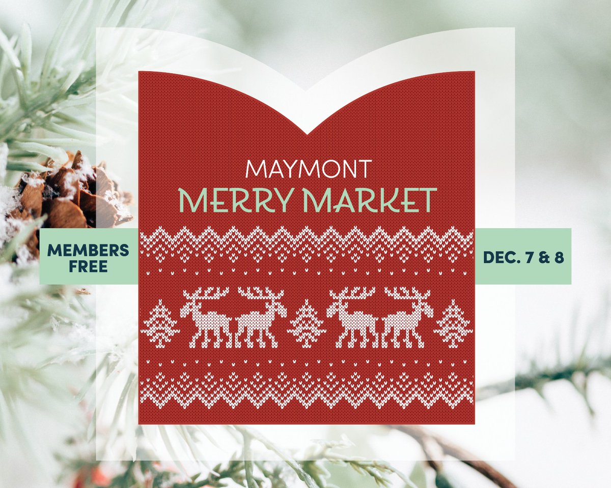 Maymont's tweet photo. TODAY'S THE DAY! 🎄🎁 Merry Market is taking place on the Carriage House Lawn today, December 7, from 12–5pm.

Can't make it today? Merry Market continues on Sunday, Dec 8! Same time, same place. Find a full list of vendors at https://t.co/jGvdKuMTwH https://t.co/segZuwXKGb