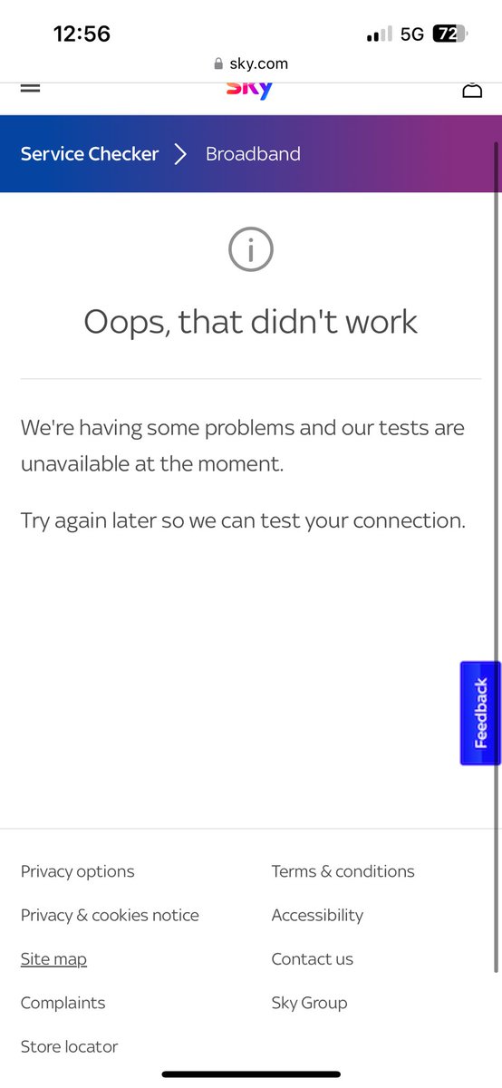 lyes_11's tweet photo. @SkyHelpTeam broadband internet is out, and I’m unable to test online. https://t.co/GhE3gJnNAL