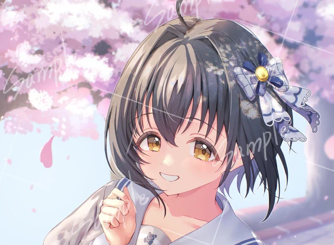 アイマスEXPOにて頒布予定の、わびさびさん主催の小日向美穂合同『ひなたのアンサンブル』にイラストを1枚、漫画を3p寄稿させていただきました!✨🌸🧸✨
漫画は、プロデューサーくんっぽいぬいぐるみが出てくる雰囲気ゆるめな漫画です!🧸✨
何卒宜しくお願い致します～🙇‍♀️✨ 
