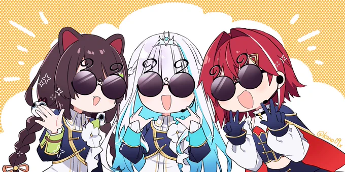 さんばかライブ最高だった～～～!!!!! #絵ンジュ #ヘル絵スタ #いぬいらすと 
