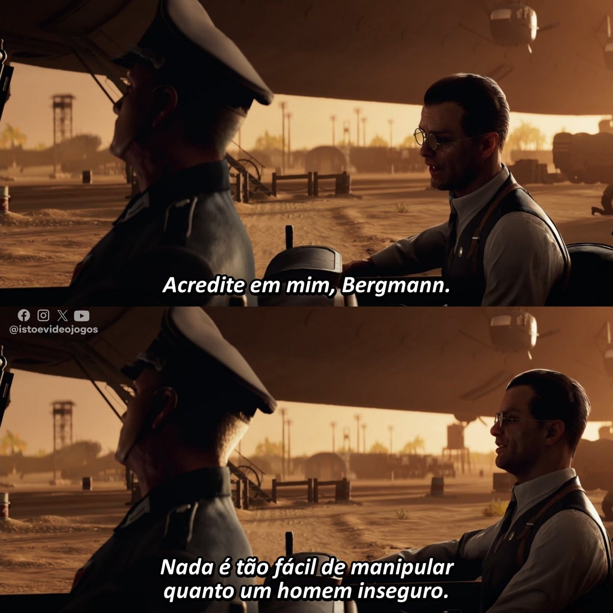 istoevideojogos's tweet photo. Fun fact: essa é uma frase dita por um N@z1

Indiana Jones e o Grande Círculo (2024)
Siga: @istoevideojogos https://t.co/Wj0v6aTk2a