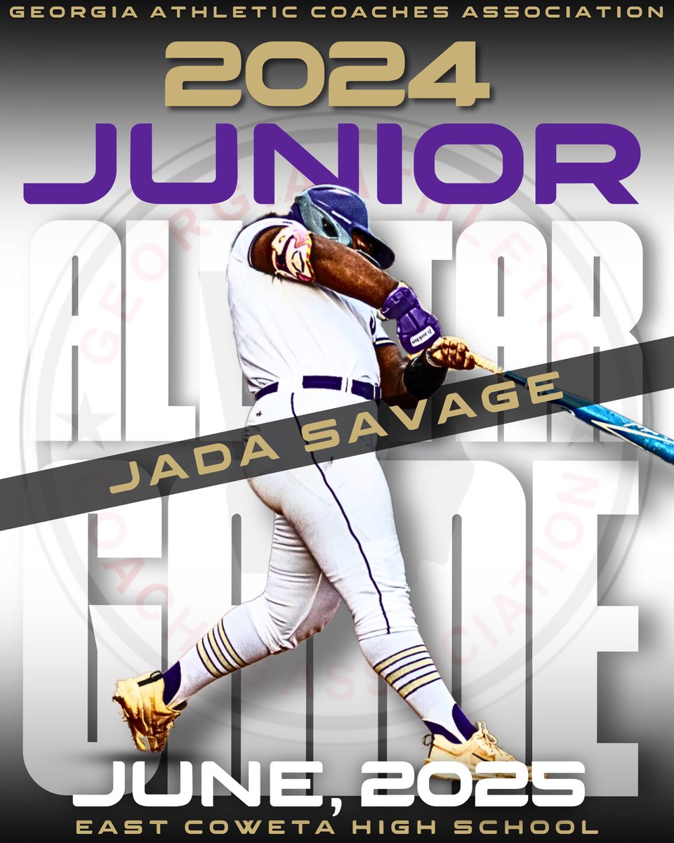 East Coweta Softball (@ecindianssb) on Twitter photo Congratulations to Juniors <a href="/P_Roberson2026/">Payton Roberson</a> and @2026Jada for being selected to play in the <a href="/GACASoftball/">GACA Softball</a> Junior All-Star game in June of 2025. 💜💛 Congratulations to Juniors <a href="/P_Roberson2026/">Payton Roberson</a> and @2026Jada for being selected to play in the <a href="/GACASoftball/">GACA Softball</a> Junior All-Star game in June of 2025. 💜💛