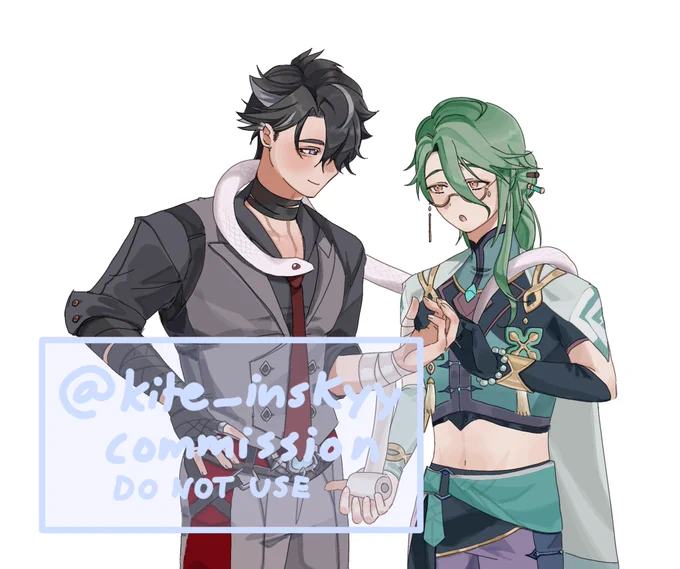 some of my recent commission works!! I know I'm not the best artist but I am thankful to those who commissioned me they were very fun processes!!