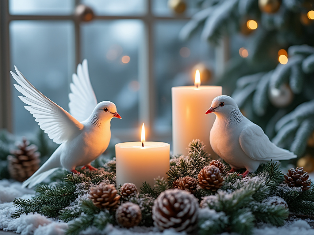 metamorfoss's tweet photo. ~🕯️🕯️~
Die zweite Kerze brennt für Hoffnung,
für die Kraft und für den Glauben,
für Vernunft und für die Achtung
und für die weißen Friedenstauben.
#Tuerchen 08/24
#Adventskalender https://t.co/RhNTf0lw6d