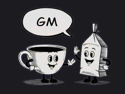 Gm $TEA Lovers!

It’s weekend, and you know to relax and sip more $TEA☕️

Let’s get it started with a hot cup of $TEA💯🎉
Tea is for everyone