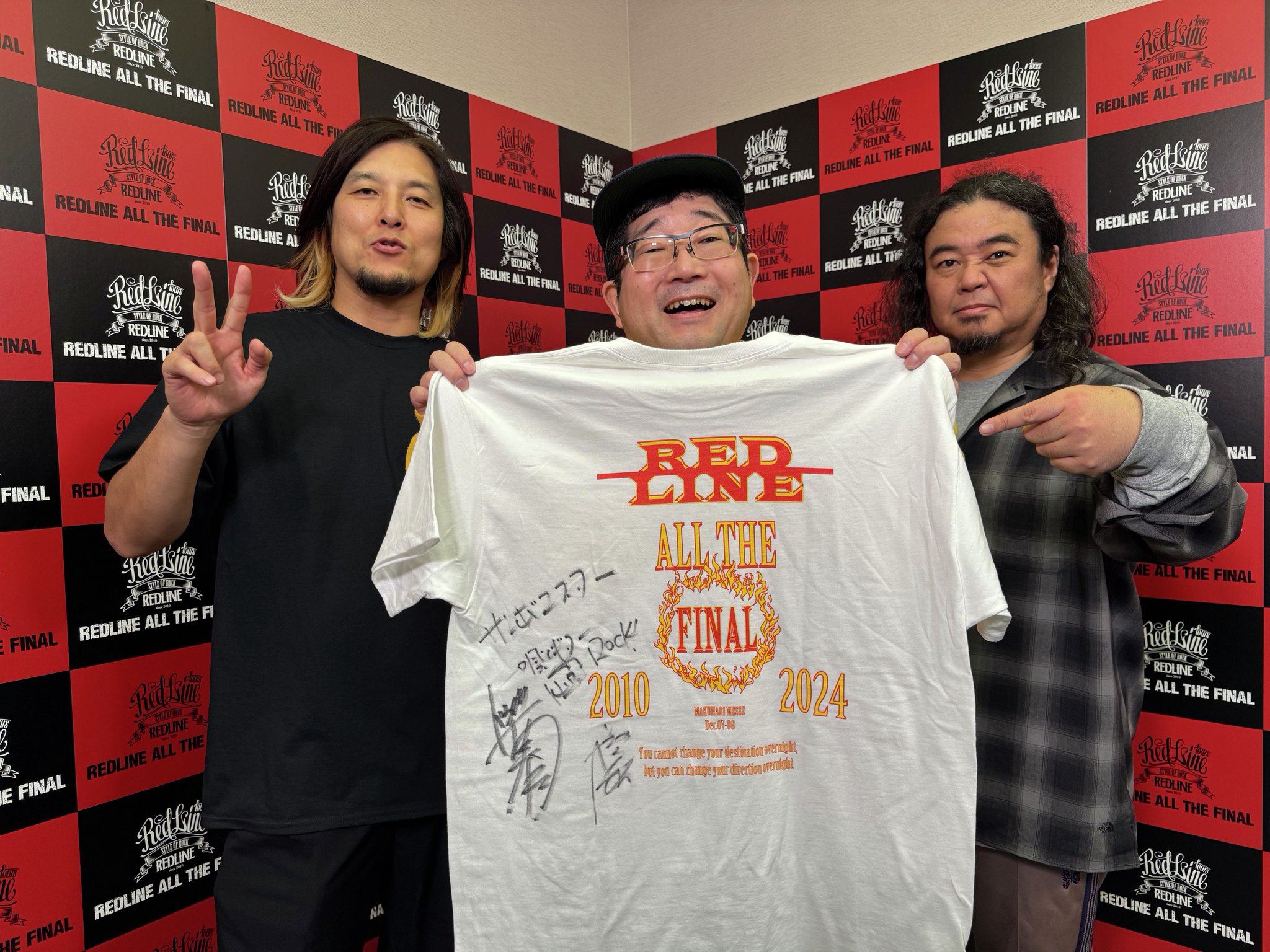 サンボマスター　サイン入りTシャツ サンボマスターサイン入りTシャツ