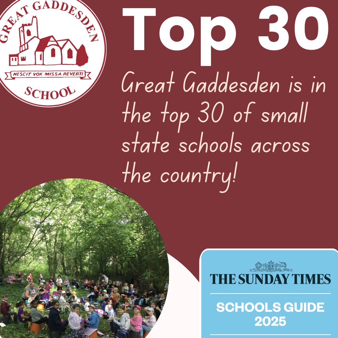Great Gaddesden CE (VA) Primary School tweet media