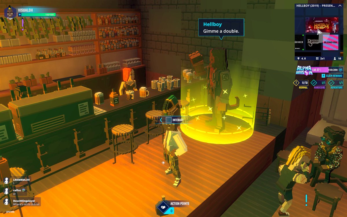 visualdh_kim's tweet photo. Sneaking into the Osiris club in Hellboy (2019) in @TheSandboxGame. Things are about to get supernaturally exciting! 😈🔥 @Lionsgate https://t.co/gojlwT5ZI8 #TheSandbox #AlphaSeason4 #AS4SocialChallenge https://t.co/a2Jq8SsqzG