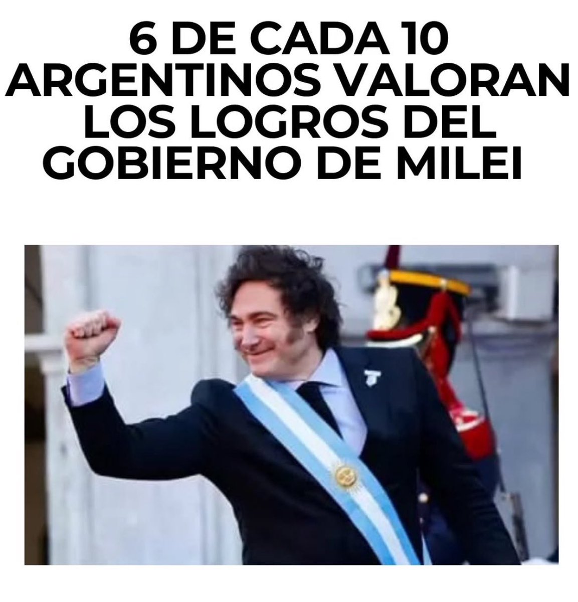 JonatanVialeXD's tweet photo. 🔥Una nueva encuesta confirma la ALTA APROBACIÓN que tiene el gobierno de MILEI en la sociedad argentina.

¿Bancás al presidente? 🤔

1- Sí, LO BANCO ✅
2- NO, NO LO BANCO ❌ https://t.co/GixRc6DYmg