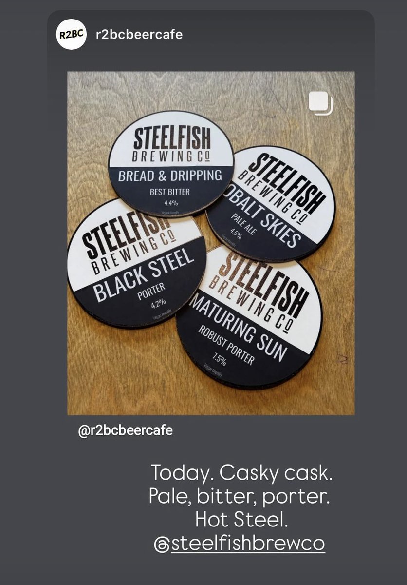 Stormy weather cask libations at @R2BCBeerCafe today.