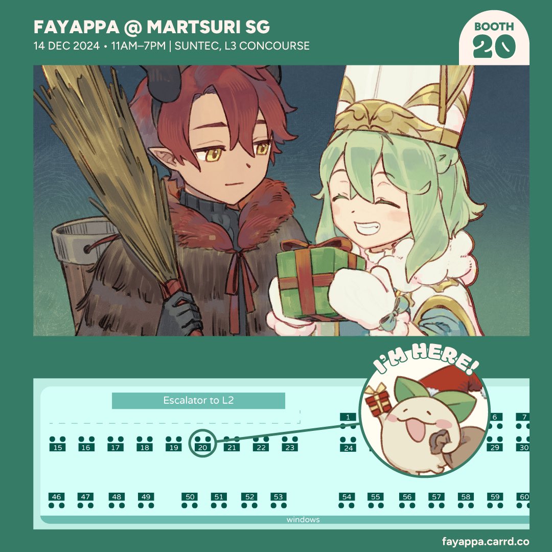 fayappa's tweet photo. [RT 🩵]
I’ll be at @mARTsuri_SG next week, here’s my catalogue for now. Some items are limited so feel free to reserve in advance by DM or email. See you there!

(1/3) #martsurisg2024 #martsuricatalogue https://t.co/uJZmbiJWn8