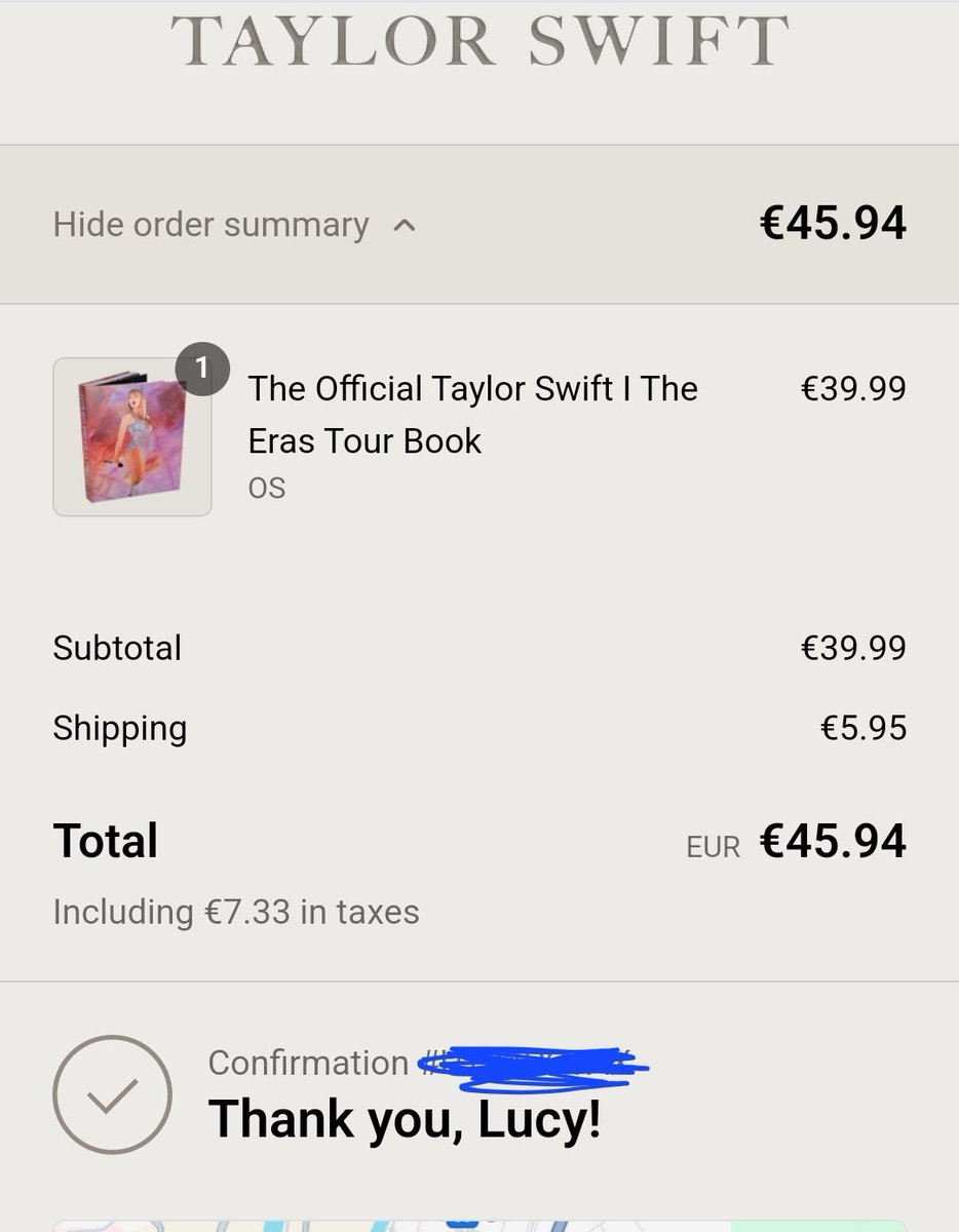 Lu_cy1007's tweet photo. @taylornation13 @taylorswift13 Screaming, crying...
#TheOfficialTSTheErasTourBook @taylornation13 @taylorswift13 https://t.co/hoIqE02TO5