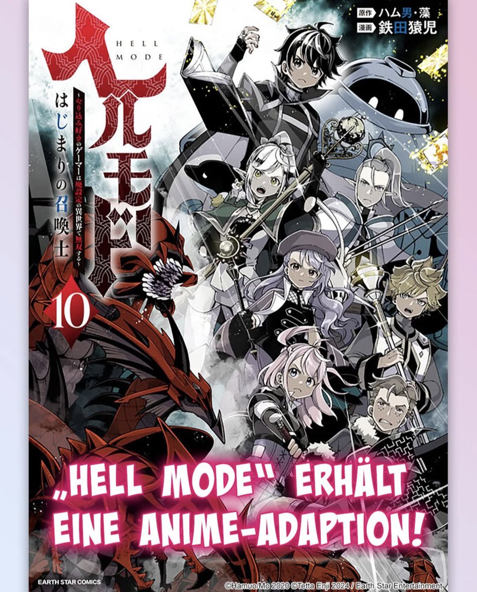 MangaJAMSession's tweet photo. Wie ihr vielleicht mitbekommen habt, wurde angekündigt, dass „Hell Mode“ eine Anime-Adaption erhält! 🤩

Gerade gibt es bei uns auf X auch ein Gewinnspiel! Da könnt ihr ein „Hell Mode“-Set gewinnen! 🙌

🏆 Zum Gewinnspiel: https://t.co/VVXOeQAF8m https://t.co/ZHx0OakmVI