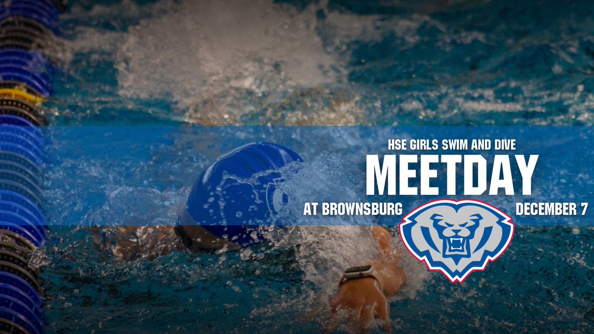 HSEAthletics's tweet photo. Meet Day!

🏊🏼‍♀️ @hseswimdive 
🆚 @bhsdogs 
⌚️ 9:00 am
📍 Brownsburg

#GoRals🔵🦁 https://t.co/1K2N8VYM6I