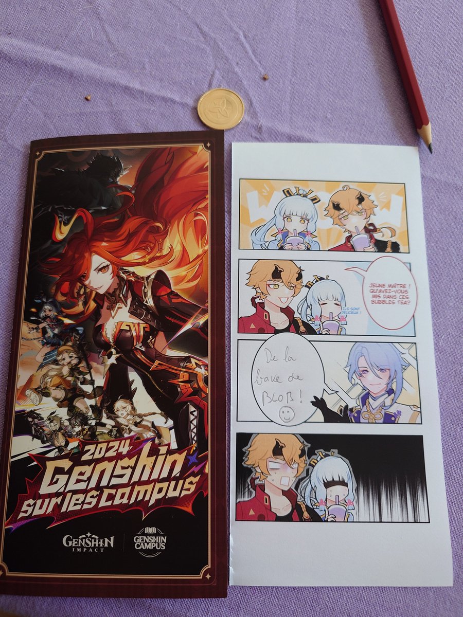 DucdoLy's tweet photo. Ma BD pour l'évent Genshin. :) @GenshinCampusEU #GenshinCampusTour https://t.co/RiNiYhBvwl