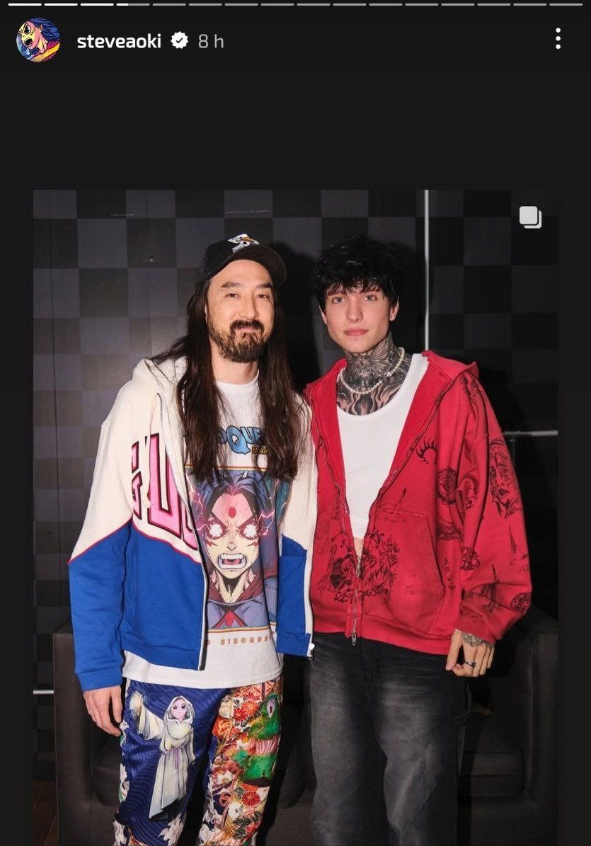Cryboyerever's tweet photo. Me estas diciendo q Steve  Aoki subió la picture con el xCry?!!!! No puedo con el gozo y la alegría!!! XCRY Y CARLOS EN KICK https://t.co/MOaAb2AfF3
