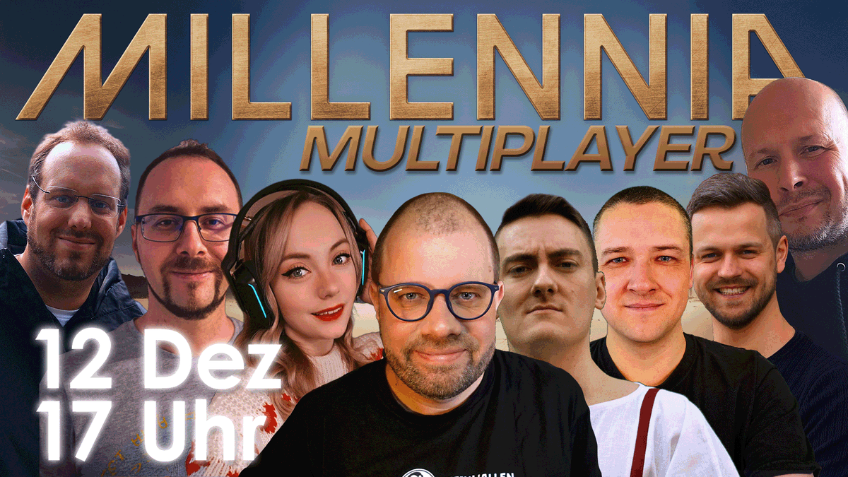 Donnerstag steht wieder ein feines Mehrspieler-Event im Stream an! Ich spiele #millennia mit den fabelhaften OmniLP, <a href="/primalavera1/">Primalavera🎙️🎵 Vera</a> ,<a href="/Steinwallen/">Steinwallen - Games & History</a>, <a href="/GaiusJCaesar_/">Gaius Julius Caesar</a>, <a href="/StrategieNerd/">derStrategieNerd</a>, <a href="/StrategieEcke/">Ecke</a> &amp; <a href="/ragulsor1979/">Danny</a>. Stream startet um 15/16 Uhr, Event ab 17 Uhr.  
VikSpielt auf #twitch