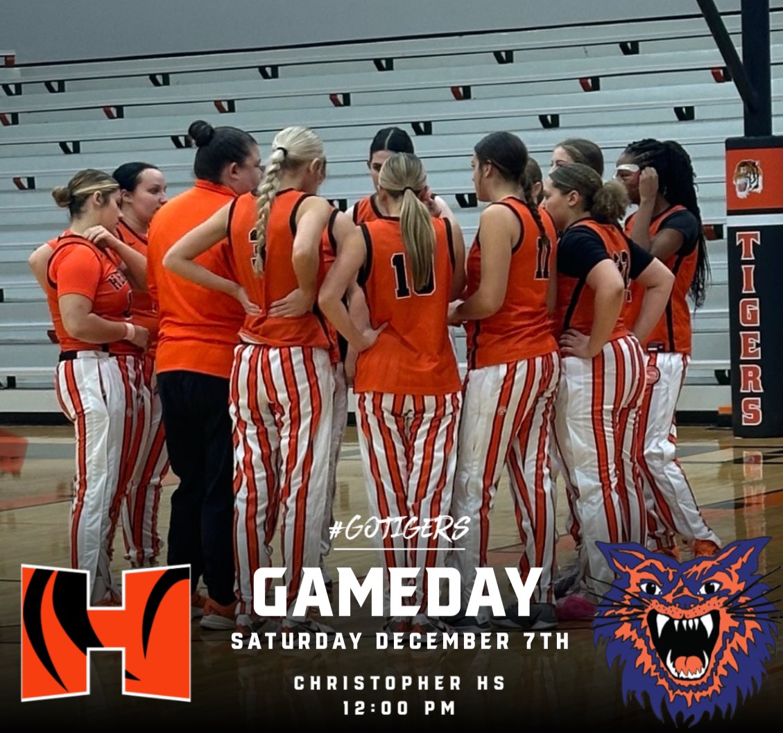 Lady Tigers travel to Christopher this afternoon!