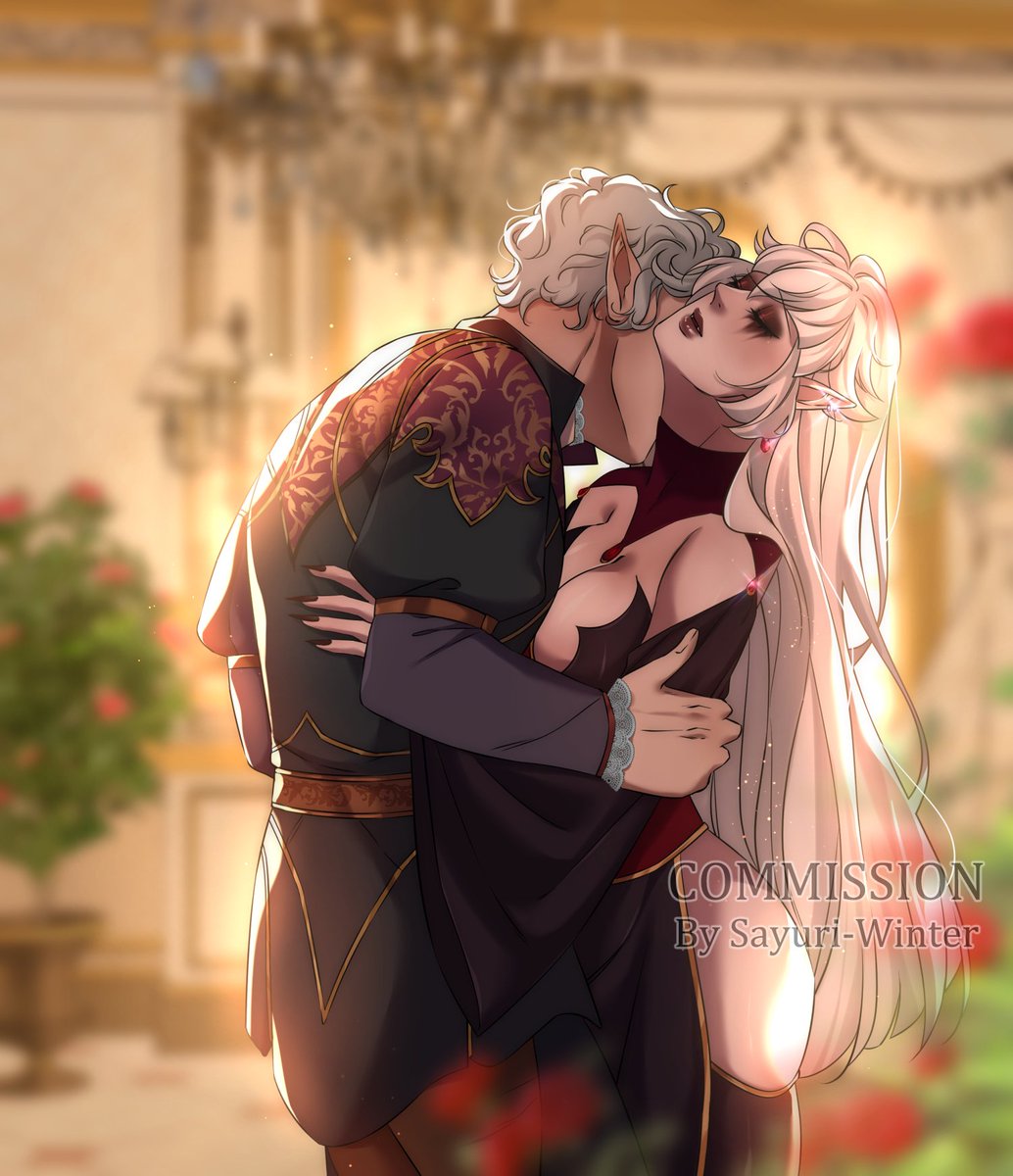 Commission for AzurePorcelain 🖤🦇🌹
#commissionsopen #astarionbg3