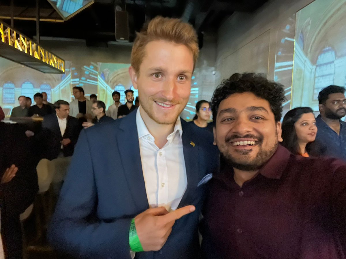 Dhruv4Ai's tweet image. Wrapping up India Blockchain Week 2024 on a high note!
Had amazing discussions with Representative of Koinbx , ICP , Republic of Liberland, and Yuvank (CEO of Sifra) on driving innovation in AI and Web3.
Excited for Neurolov's journey in decentralized tech!
#AI #IBW2024 #web3