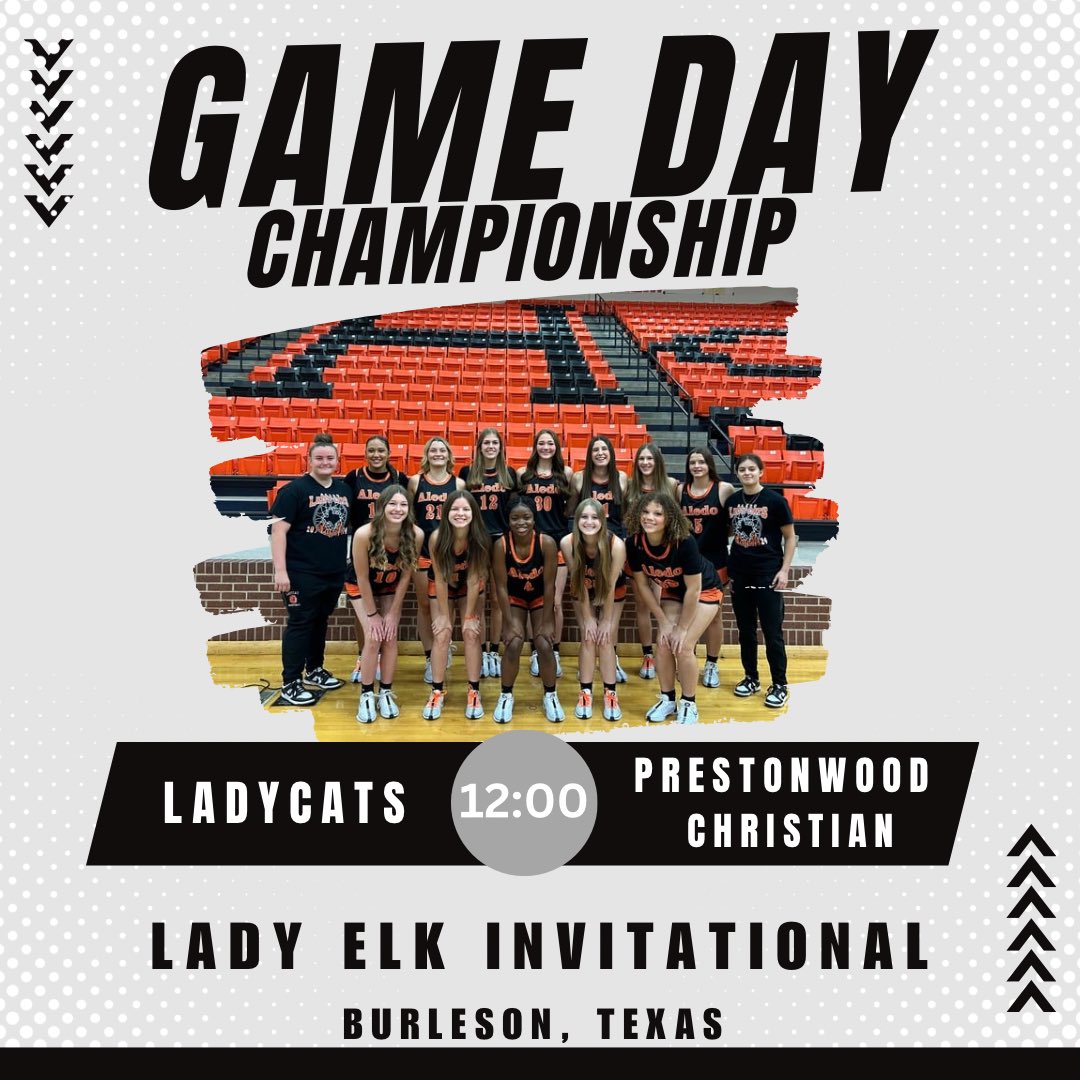 It’s a great day for some 🏀 and 🏈! 

Come cheer us on in the Championship game of the Lady Elk Invitational and then follow us down the 🛣️ to cheer on <a href="/AledoHFC/">AledoFootball</a>! 

#WinAsOne