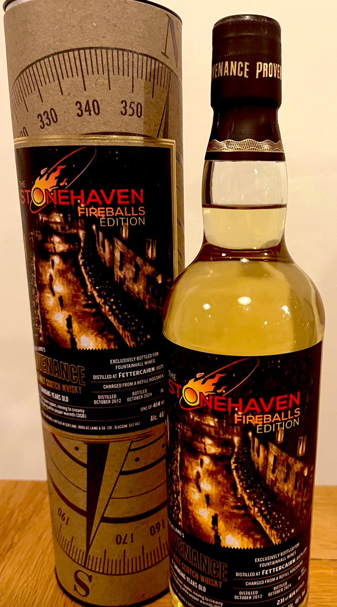 eunson_garry's tweet photo. The ultimate New Year’s bottle?
The Stonehaven Fireballs edition: Single Cask Fettercairn 12 Year Old-46ABV ☄️from @DLaingWhisky
Only 414 bottles-I bought two, one for my dads Christmas present and one to make my year #FirstFoot
Exclusively available from @fhwines £59.99🥃 https://t.co/IpRtddMypX