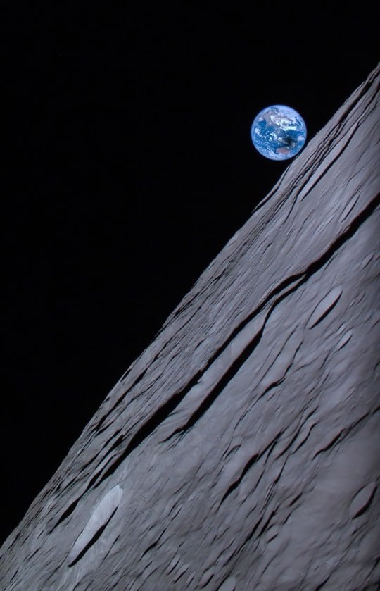 On April 20, 2023, Japan's Hakuto-R spacecraft captured a stunning image of Earth from orbit around the Moon, showing a total solar eclipse over Australia.