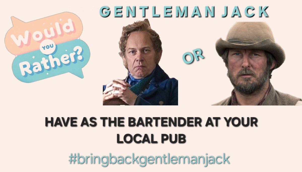 Gentleman Jack Would You Rather Saturday Part 02 #BringBackGentlemanJack <a href="/BBC/">BBC</a> <a href="/LookoutPointTV/">Lookout Point TV</a>