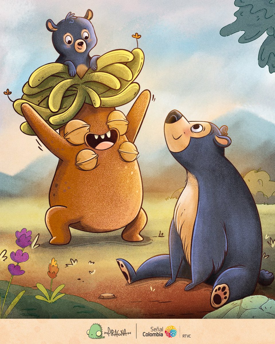 Proteger los páramos es también cuidar a las familias de las diferentes especies que los habitan 🩵. 
Porque en nuestro planeta 🌏 todos merecemos crecer jugando, felices y respetados, cuida los ecosistemas y asómbrate con las maravillas de la naturaleza.