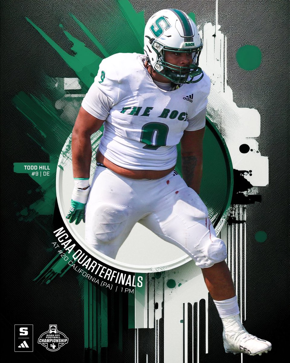 Rock_Athletics's tweet photo. FB: It’s GAME DAY! No. 11 Slippery Rock will play for spot in the national semifinals today at 1 p.m. on the road at No. 20 California (Pa.). Everything you need to know is at the link 👇

Game Notes🔗: https://t.co/yjYZsDly5c https://t.co/oUSxMosqep