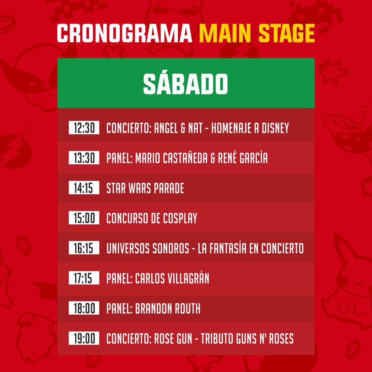 ArgComicCon's tweet photo. 🚨 ¡SEGUNDO DÍA DE #ComicConArgentina! 🚨

A partir de las 12 hs. abrimos las puertas para recibirlos nuevamente en el evento más esperado del año. Si tenés Ticket PREMIUM, recordá que podés ingresar 1 hora antes para disfrutar al máximo.

#ACC24 #Dia1 #CulturaPop #Diciembre2024 https://t.co/VSRxUEIhYu