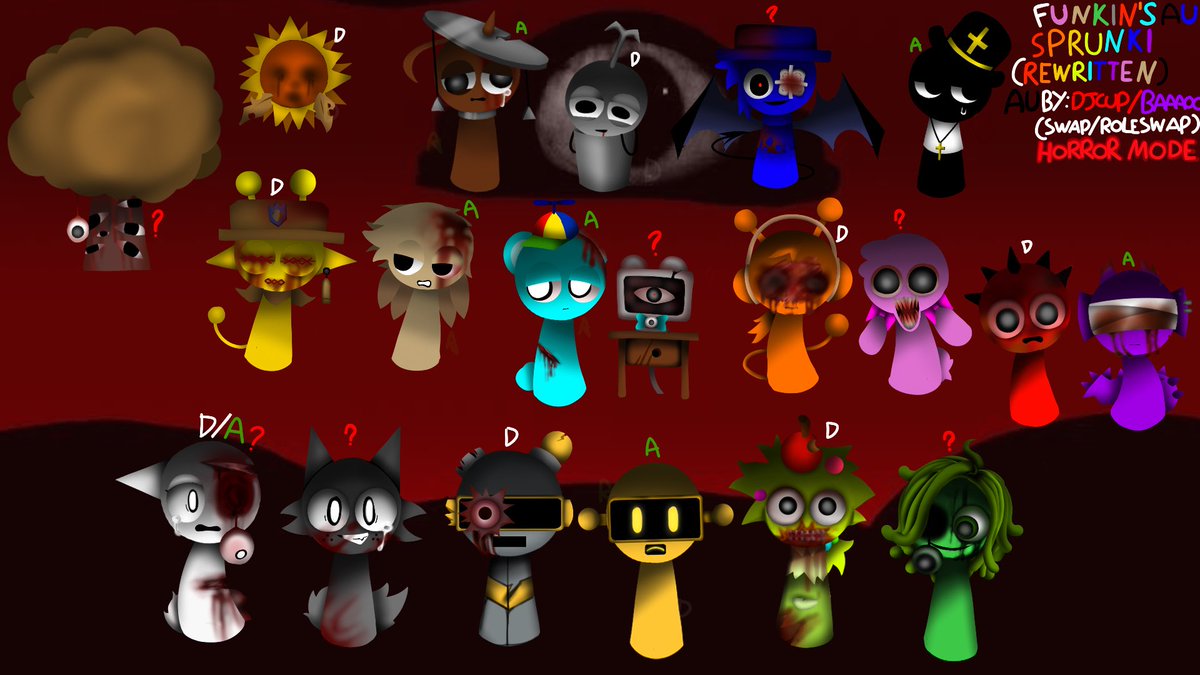 djcup_'s tweet photo. Horror Mode Designs.
#Sprunki #SprunkiHorror #Sprunki_Horror
#Sprunk #AU #SprunkAU #SprunkiAU #Sprunk_AU #Sprunki_AU
#Funkin #Funkins
#Funkin_AU #Funkins_AU
#Sprunki_Funkin #Sprunki_Funkins #Sprunk_Funkins
#Sprunki_Rewritten #Sprunki_Rewritten_AU
#Swapped #Swap #RoleSwap https://t.co/sYZHsb5qoQ