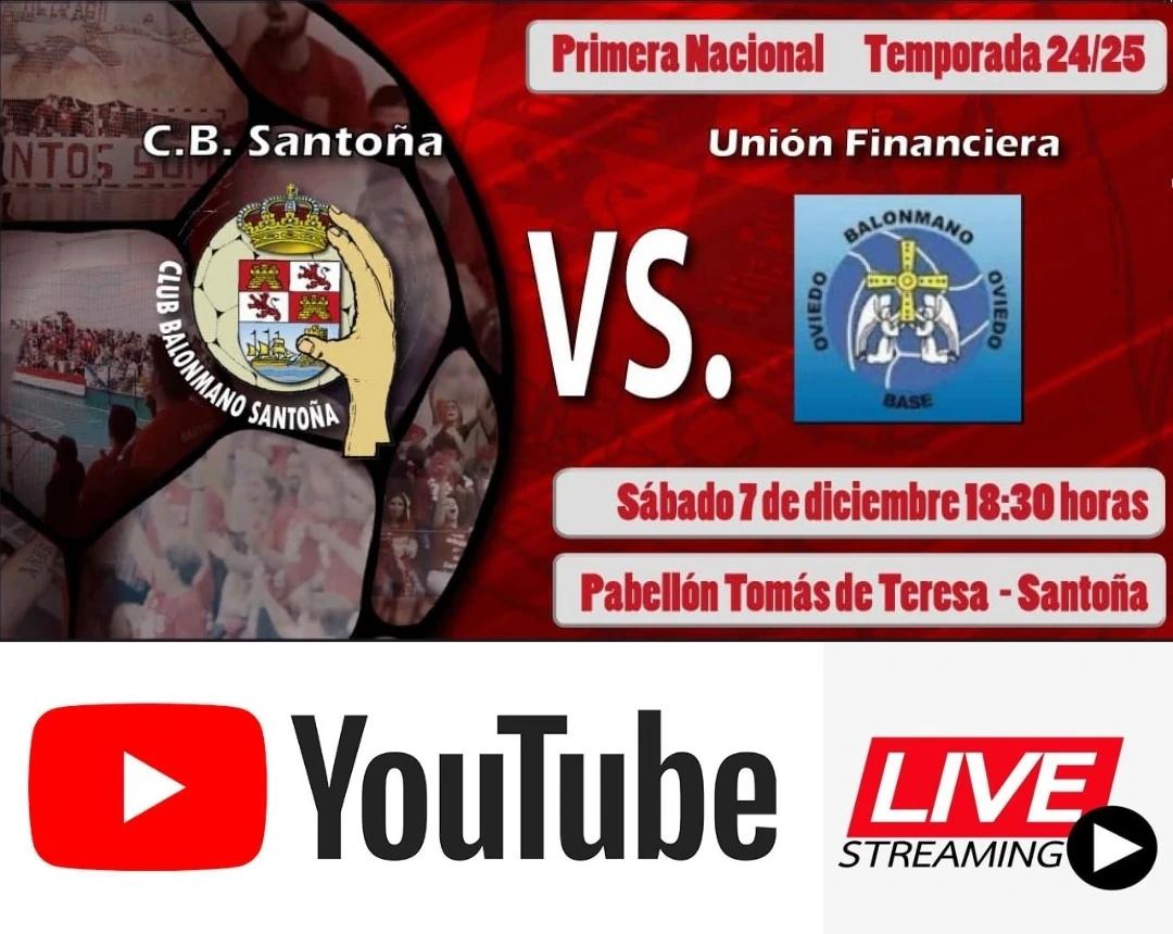| EQUIPO SENIOR | Partido de liga en directo: CB SANTOÑA - UNIÓN FINANCIERA BM OVIEDO (12ªJornada).

📰 facebook.com/share/p/1GyXg1…

🎥 youtube.com/live/9R73mYcZX…

¡¡1, 2, 3...SANTOÑA!!

#JuntosSomosMás #CantabriaApetece