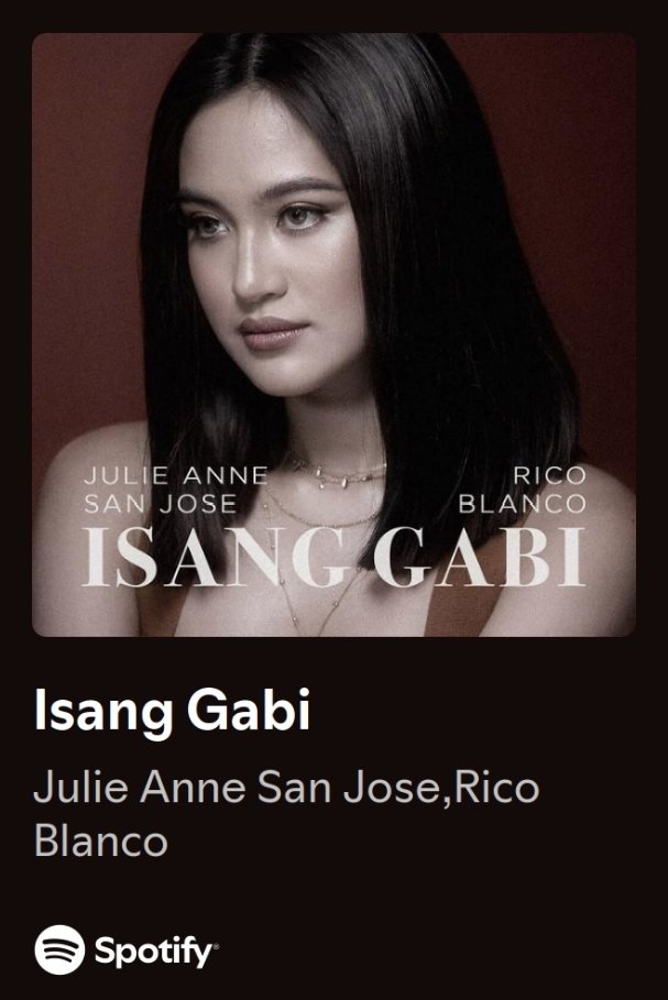 opm_spotify's tweet image. Kinilabutan kami Master #RicoBlanco

Tambay ngayon sa #Spotify

You'll Be Safe Here
Abot Langit with #MarisRacal
Isang Gabi with #JulieAnneSanJose 
Wag Mong Aminin
